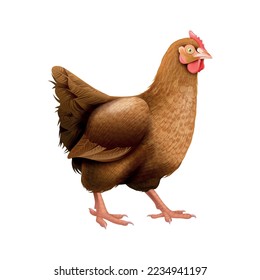 Chicken life cycle stages composition with isolated realistic image on blank background vector illustration