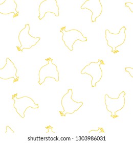 chicken lines pattern