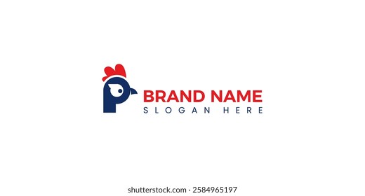 Chicken Logo, brand mark restaurant, roost food icon