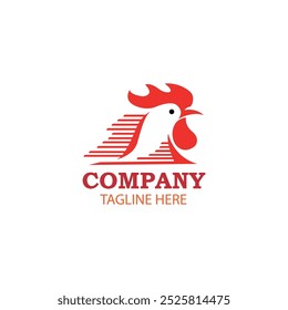 Chicken logo concept design, for cooking and restaurants