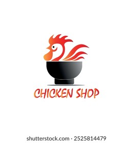 Chicken logo concept design, for cooking and restaurants