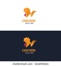 Chicken Logo Design 3D Illustration