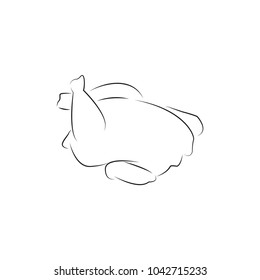 chicken  logo design template
