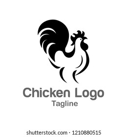 Chicken logo design template