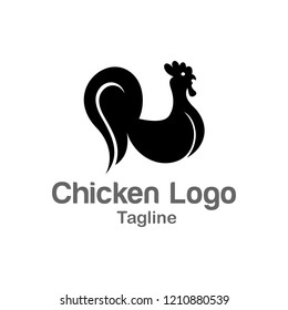 Chicken logo design template