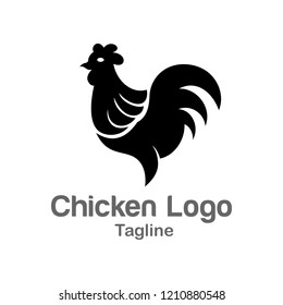 Chicken logo design template