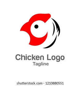 Chicken logo design template