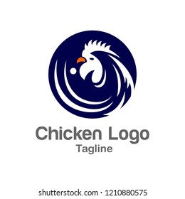 Chicken logo design template