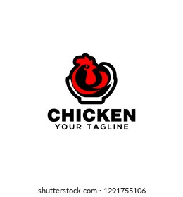 Chicken Logo Design Template