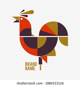 Chicken logo design template. Vector. Mascot. Food.