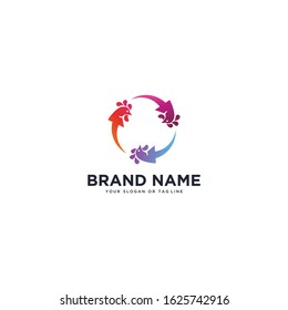 Chicken logo design vector template