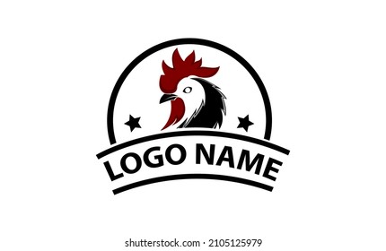 chicken logo design vector template, creative logo brand