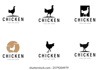 Chicken logo farm animal livestock chicken farm design fried chicken restaurant