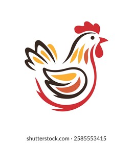 chicken logo, chicken, farm logo, , logo and rooster logo