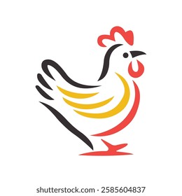 chicken logo, chicken, farm logo, , logo and rooster logo