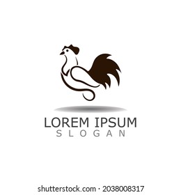 Chicken logo Farm vintage, Animal rooster Vector Design Element