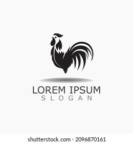 Chicken logo Farm vintage, Animal rooster Vector Design Element