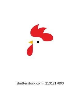 Chicken Logo icon design concept. good for rooster restaurant and chicken farm. vector illustration