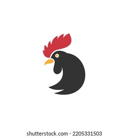 Plantilla de diseño de iconos de logotipo de pollo