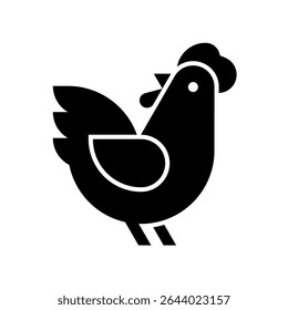 Chicken Logo. Icon design. Template elements