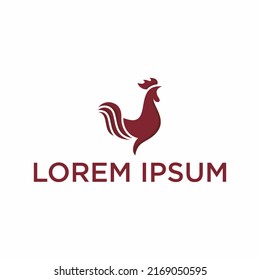 chicken logo icon and vector