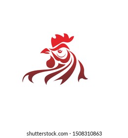 chicken logo icon vector design 