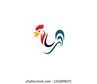 chicken logo illustration design