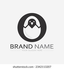 chicken logo  rooster and hen logo for poultry farming  animal logo vector illustration design