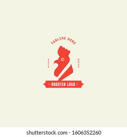 Chicken logo, Rooster mascot, fried chicken restaurant, chicken farm and egg vector illustration.

