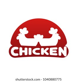 chicken logo template