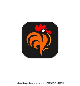 chicken logo template