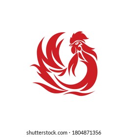 Chicken Logo Template Design Vector