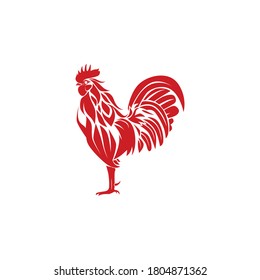 Chicken Logo Template Design Vector