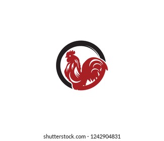 chicken logo template  icon