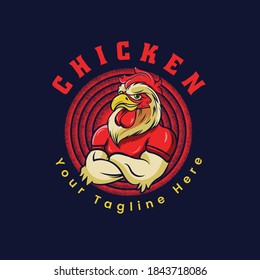 Chicken logo Template. suitable for your logo business.