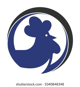 Chicken logo vector