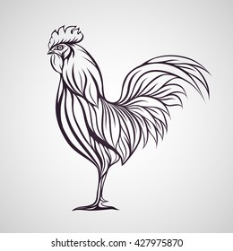 Chicken logo vector