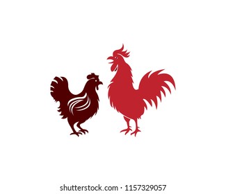 Chicken logo vector template