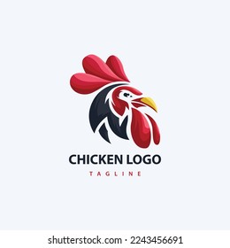 chicken logo vector, logo template inspiration.