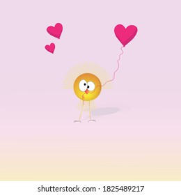 Chicken is in love and full of tenderness