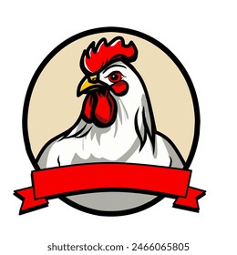 Mascota de pollo o personaje de pollo, adecuado para el negocio de restaurantes
