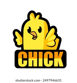 Chicken mascot logo design,fried chicken illustration, rooster