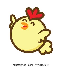 Chicken mascot logo vector,Chicken vector illustration
Organic farm vector logo design
