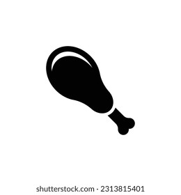 chicken meat icon vector design trendy