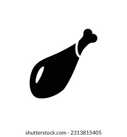 chicken meat icon vector design trendy