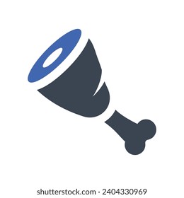 Chicken Meat Icon, Vector Graphics