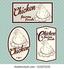 Chicken meat labels