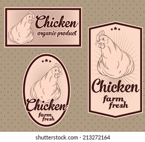Chicken meat labels