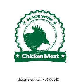 chicken meat stamp