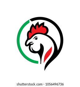 Chicken meat trade sign